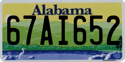 AL license plate 67AI652