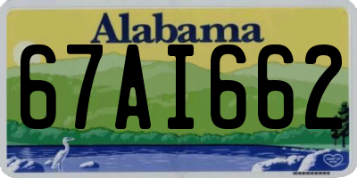AL license plate 67AI662