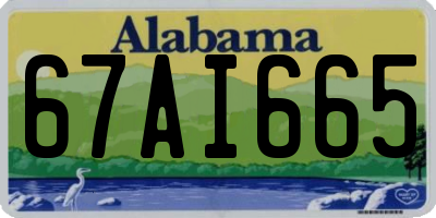 AL license plate 67AI665