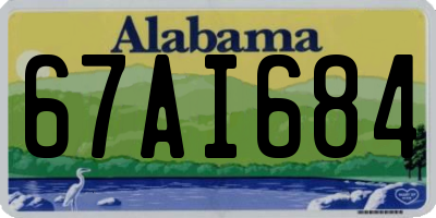 AL license plate 67AI684