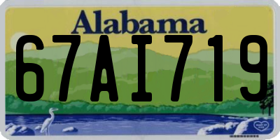 AL license plate 67AI719