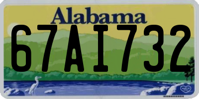 AL license plate 67AI732