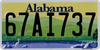 AL license plate 67AI737