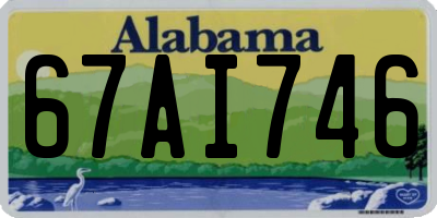 AL license plate 67AI746