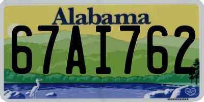 AL license plate 67AI762