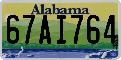 AL license plate 67AI764