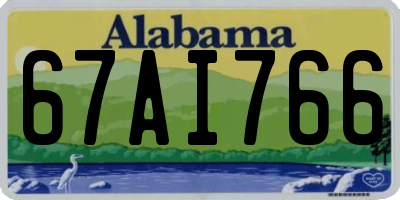 AL license plate 67AI766