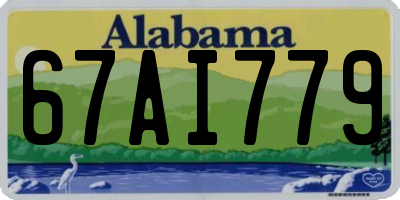 AL license plate 67AI779