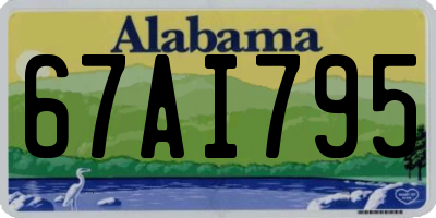 AL license plate 67AI795