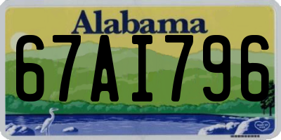 AL license plate 67AI796