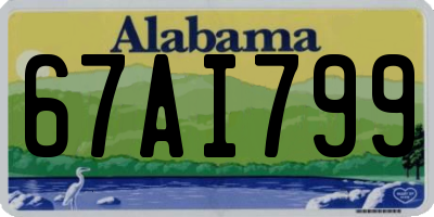 AL license plate 67AI799
