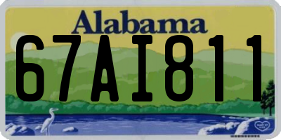 AL license plate 67AI811