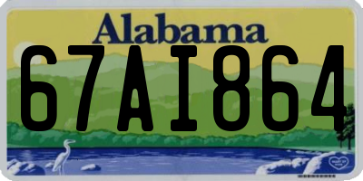 AL license plate 67AI864