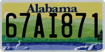 AL license plate 67AI871