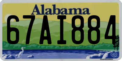 AL license plate 67AI884