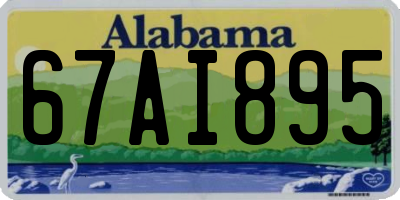 AL license plate 67AI895