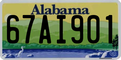 AL license plate 67AI901
