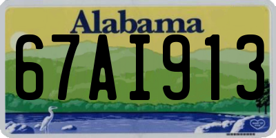 AL license plate 67AI913