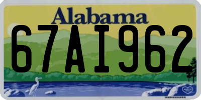 AL license plate 67AI962