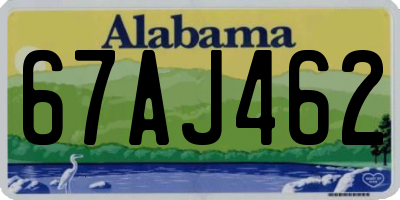 AL license plate 67AJ462