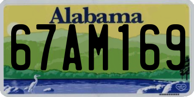 AL license plate 67AM169