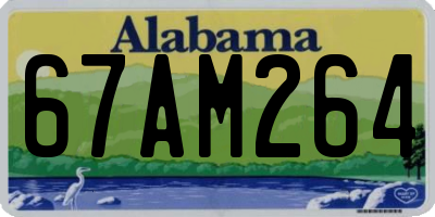 AL license plate 67AM264