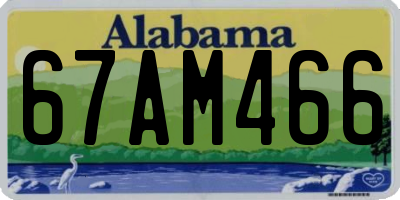AL license plate 67AM466