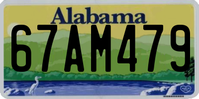 AL license plate 67AM479