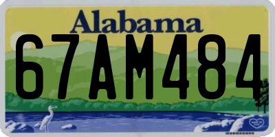 AL license plate 67AM484