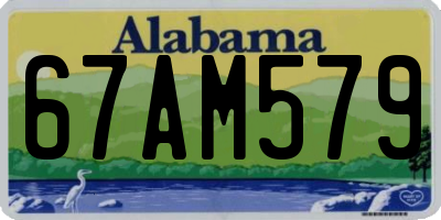 AL license plate 67AM579