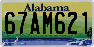 AL license plate 67AM621