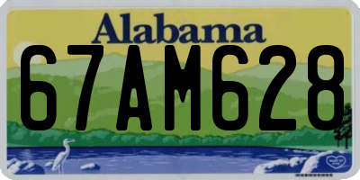 AL license plate 67AM628