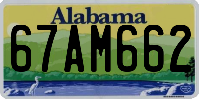 AL license plate 67AM662