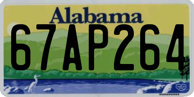 AL license plate 67AP264
