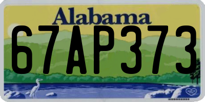 AL license plate 67AP373
