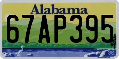 AL license plate 67AP395
