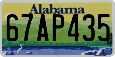 AL license plate 67AP435