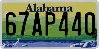 AL license plate 67AP440