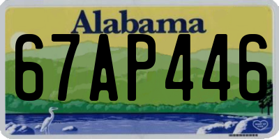 AL license plate 67AP446