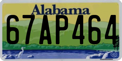 AL license plate 67AP464