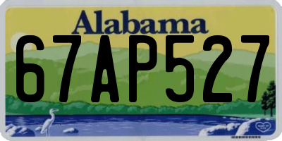 AL license plate 67AP527