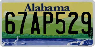 AL license plate 67AP529