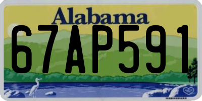 AL license plate 67AP591