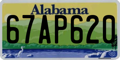 AL license plate 67AP620
