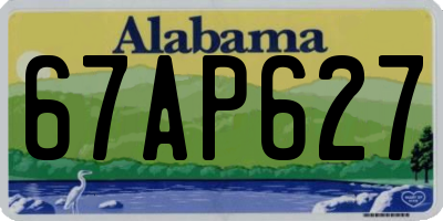 AL license plate 67AP627