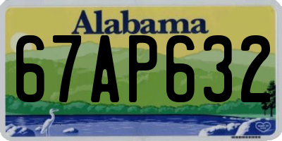 AL license plate 67AP632