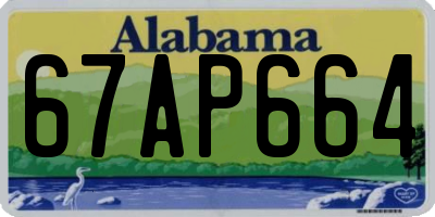 AL license plate 67AP664