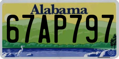 AL license plate 67AP797