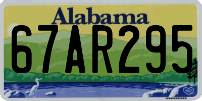 AL license plate 67AR295