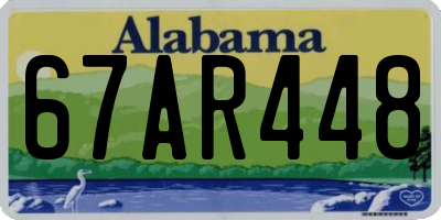 AL license plate 67AR448